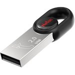 Флешка USB NETAC UM2 32ГБ, USB2.0, серебристый и черный [nt03um2n-032g-20bk]