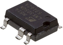 Фото 1/3 TOP242GN, ШИМ-контроллер Off-line ШИМ switch, 6,5 - 9Вт SMD-8