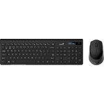 Комплект беспроводной Genius Smart KM-8230 BLACK, клавиатура+мышь, USB ...