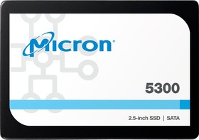 Фото 1/4 Micron SSD 5300 PRO, 7680GB (MTFDDAK7T6TDS- 1AW1ZABYY), Твердотельный накопитель