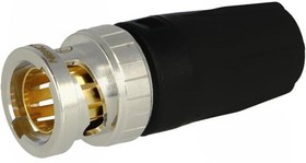 Фото 1/3 NBNC75BLP7, RF Connectors / Coaxial Connectors Cable end rear twist Cable O.D. 4 - 8mm