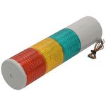 ST80ML-3-24-RAG, Сигнализатор: сигнальная колонна, LED, красный/янтарный/зеленый