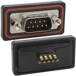 DB-9M IP67 screw, Разъем