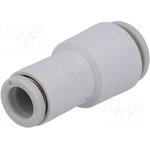 KQ2H06-08A, KQ2 Series Straight Tube-to-Tube Adaptor, Push In 6 mm to Push In 8 ...