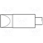 JBC-C470006, Паяльное жало for HD station chisel 10,0x2,5мм