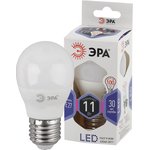 Лампочка светодиодная ЭРА STD LED P45-11W-860-E27 E27 / Е27 11Вт шар холодный ...