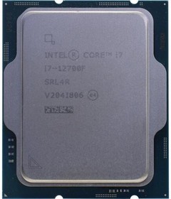 Фото 1/2 CPU Intel Core i7-12700F Alder Lake OEM {2.1 ГГц/ 4.8 ГГц в режиме Turbo, 25MB, LGA1700}