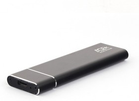 Фото 1/4 Внешний корпус AgeStar M.2 USB 3.0 NGFF (B-key) AgeStar 3UBNF5C (BLACK) , алюминий, серебристый