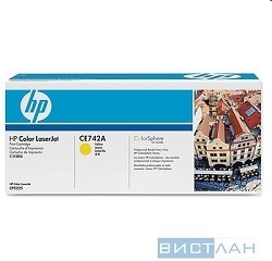 Фото 1/10 HP CE742A Картридж ,Yellow{Color LJ CP5225, Yellow, (7300стр.)}