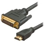 5bites APC-073-030 Кабель HDMI M / DVI M (24+1) double link, зол.разъемы ...