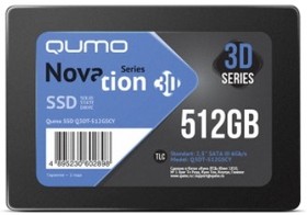 Фото 1/2 QUMO SSD 512GB QM Novation Q3DT-512GSCY {SATA3.0}