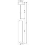 Подвесной светодиодный светильник Maytoni Chain MOD017PL-L13G