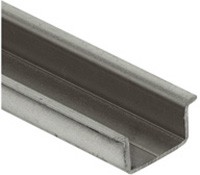 0 374 07, Steel Unperforated DIN Rail, G Compatible, 2m x 35mm x 15mm