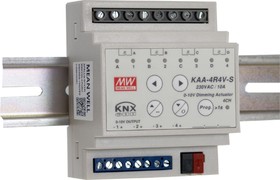 KAA-4R4V-10S, Контроллер LED; KAA; IP20; 21-31ВDC; 0-10В,SPST-NO; DIN; -30-45°C