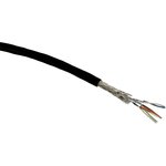 09456000531, Cat6a Ethernet Cable, STP, Black PVC Sheath, 20m, Flame Retardant