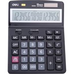 Настольный полноразмерный калькулятор e39259 двойное питание, черный 1407152