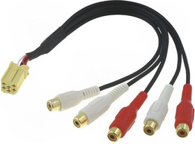 Фото 1/2 ZRS-ISO-3-W, ISO mini plug,RCA socket x5; PIN: 6