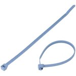PLT2S-C86, Detectable Metal Content Cable Tie 186 x 4.8mm, Polyamide 6.6 MP, 222N, Blue