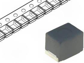 Фото 1/5 B82432T1104K, Power Inductors - SMD 100uH 200mA 10% 3.2x4.5mm SMD