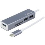 UA0305, Hub USB; microSD,SD,USB A socket,USB C plug; USB 3.1; 5Gbps