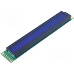 RC4002A-BIW-JSX, Дисплей ЖКД, алфавитно-цифровой, STN Negative, 40x2, голубой