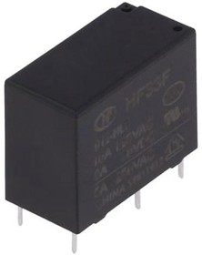 HF33F/012-HL3, Реле: электромагнитное, SPST-NO, Uобмотки: 12ВDC, 5A/250ВAC, 10А