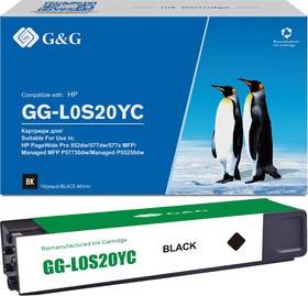 Фото 1/3 Картридж струйный G&G GG-L0S20YC 976YC GG-L0S20YC черный (465мл) для HP PW Pro 5777/552