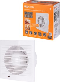 SQ1807-2001, Вентилятор бытовой настенный, 100 С-Т, таймер, белый, TDM Electric – купить оптом и в розницу