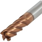 AHNO Фреза твердосплавная 1.5мм (L=50, l=4, хв=4) Z4 35° по стали, нерж. ...
