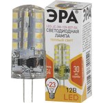 Лампочка светодиодная ЭРА STD LED JC-3W-12V-827-G4 G4 3Вт капсула теплый белый ...