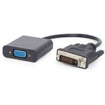 Cablexpert Переходник DVI-D-VGA Digital , 25M/15F, длина кабеля 0,2м, черный ...