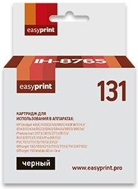 Фото 1/2 Easyprint C8765HE Картридж (IH-8765) №131 для HP Deskjet 460/5743/6543/6843/9803/ PSC1513/6213/K7103, черный, 450 стр.