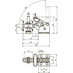 Прижим механический с Т-образной рукояткой Арт. 251-3