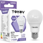 Лампа светодиодная 16Вт А60 4000К Е27 176-264В (TKL) TOKOV ELECTRIC TKL-A60-E27-16-4K