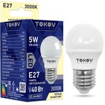 Лампа светодиодная 5Вт G45 3000К Е27 176-264В TOKOV ELECTRIC TKE-G45-E27-5-3K