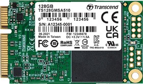 TS128GMSA510, MSA510 mSATA 128 GB Internal SSD Drive