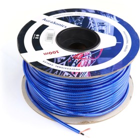 AuraSonics IC124CB-TBU инструментальный кабель ø6мм, прозрачный синий