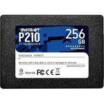 Накопитель SSD Patriot P210 256GB, SATA 2.5", P210S256G25, 500/400, RET