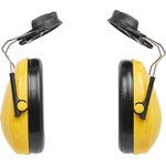 H510P3E-405-GU, Optime I Ear Defender with Helmet Attachment, 26dB, Black, Yellow
