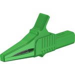 66.9755-25, Safety Crocodile Clip, Green, 1kV, 32A