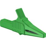 66.9755-25, Safety Crocodile Clip, Green, 1kV, 32A