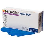 Перчатки латекс Deltagrip High Risk (L) 25пар./уп,ПС