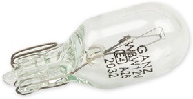 Лампа 12V W3W 3W W2,1x9,5d GANZ 1 шт. BOX GIP06029 – купить оптом и в розницу