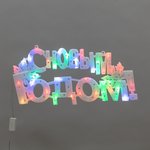 501-004, Фигура светодиодная С НОВЫМ ГОДОМ 35LED, цвет свечения МУЛЬТИКОЛОР ...