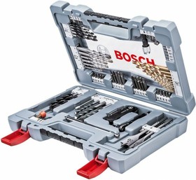 Фото 1/4 Набор бит Bosch Premium Set-76 (2608P00234) (76пред.) для шуруповертов