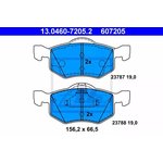 13046072052, Колодки тормозные дисковые передн, FORD: MAVERICK 2.0 16V/2.3 ...