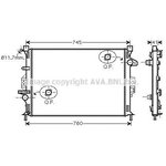 FDA2424, Радиатор системы охлаждения FORD: MONDEO IV 1.6 TI/2.0/2.0 FLEXIFUEL ...