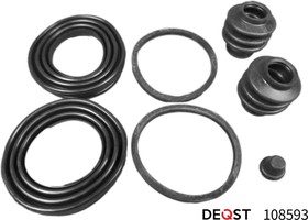 108593, Ремкомплект тормозного суппорта переднего (для поршня O 47,5 mm, суппорт Akebono). JE