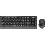 Клавиатура + мышь A4Tech Fstyler FGS1035Q клав:черный/серый мышь:черный/серый ...