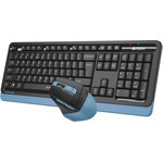 Клавиатура + мышь A4Tech Fstyler FGS1035Q клав:черный/синий мышь:черный/синий ...